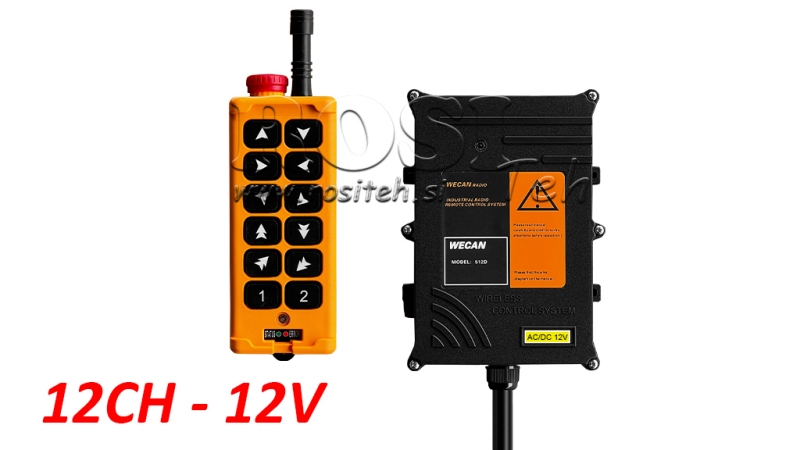 RADIO CONTROLLER 12CH - 12V