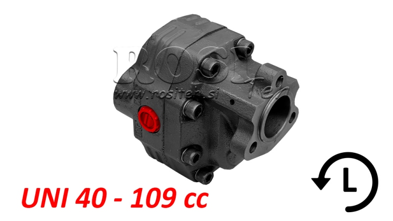 POMPĂ HIDRAULICĂ DIN FONTĂ UNI40-109CC-190 BAR STÂNGA