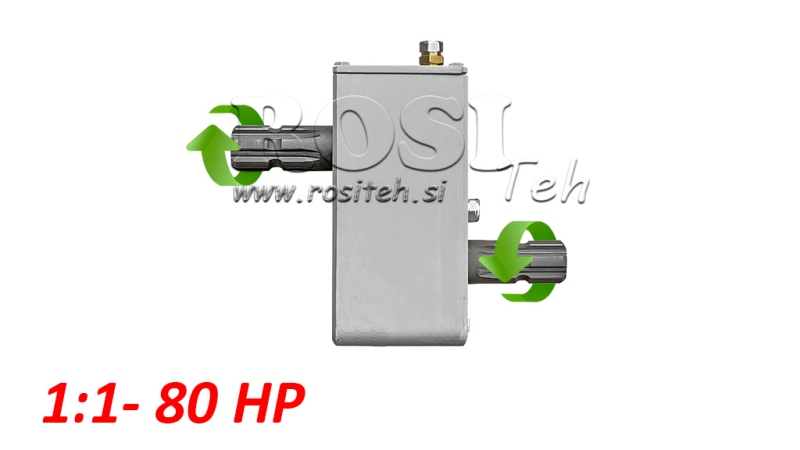 CUTIE DE VITEZE TRACTOR - INVERSIE 1:1 (80HP-60KW) MALE-MALE