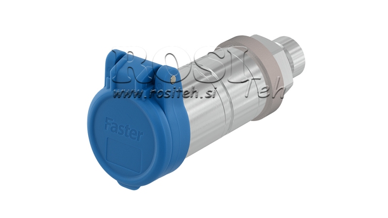 COVOR PROTECTOR ALBASTRU PVC FEMEIE ÎNCHIDERE RAPIDĂ ÎMPINGERE ÎN PULL