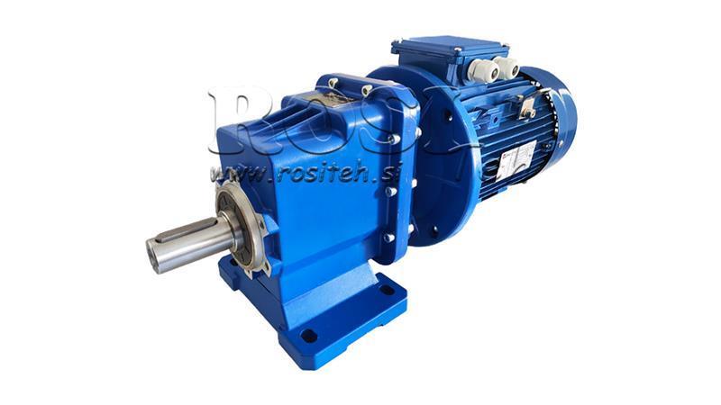 Motor electric 3Phase 3.0kW CU REDUCER ERC04 MS100 57rpm