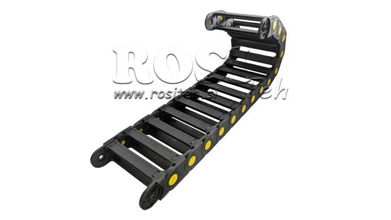 GUIDE KÆDE TIL HYDRAULISKE SLANGER CK40a (højde 40mm-bredde 200mm)