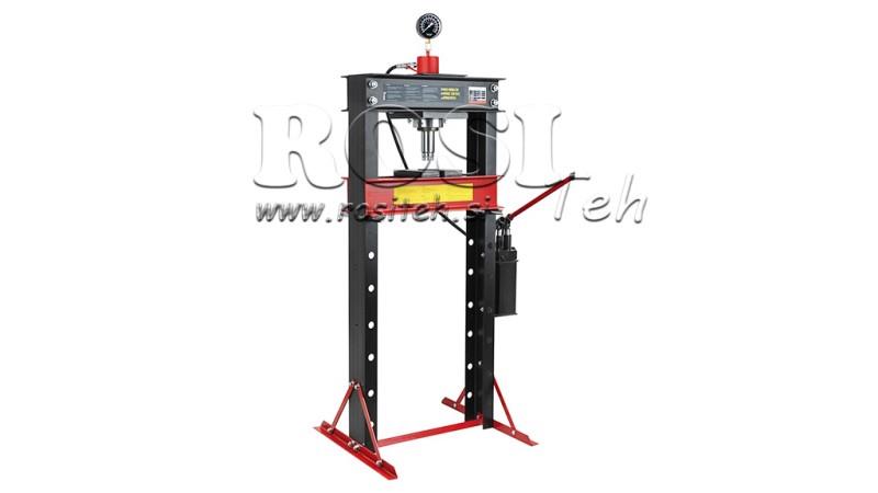 VERKSTED HYDRAULISK PRESSE FOR LAGER 30T - to-hastigheter