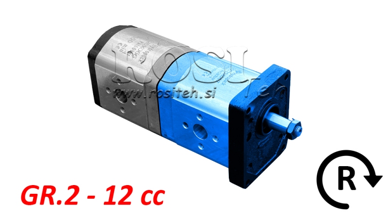 HYDRAULISK PUMPE 20C12X067 FORAN GR.2 12 CC HØJRE