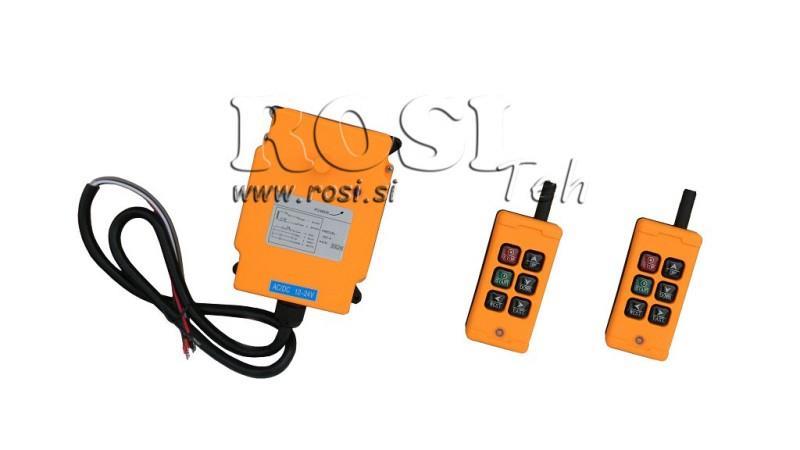 RADIO FJERNBETJENING 4CH - 12/24V DUO