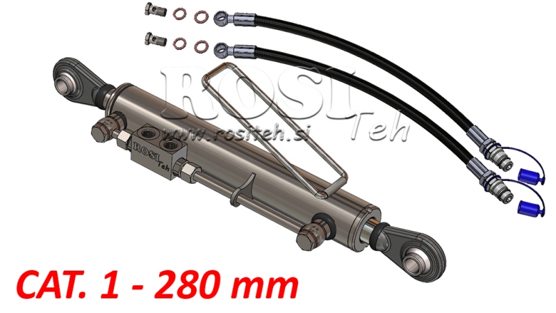 HYDRAULICKÝ TRETÍ BOD STANDARD - 1 KAT. 50/30-280 (20-55KS)(19,2/19,2)