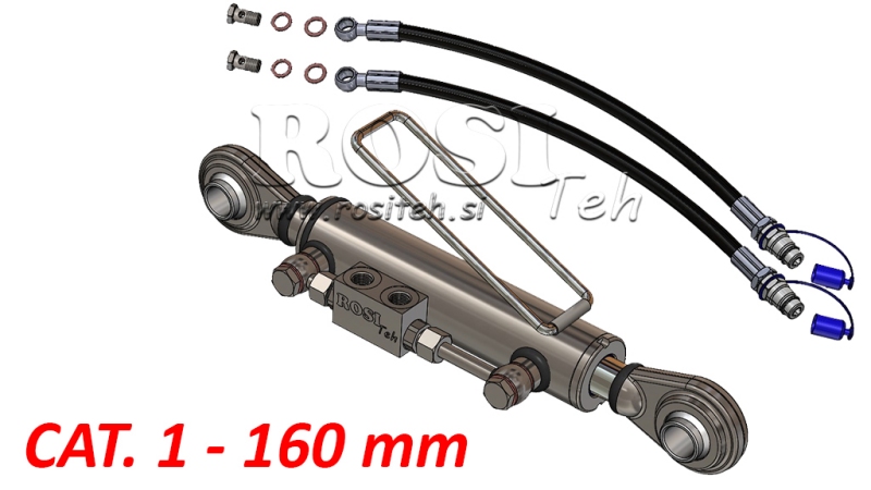 TERZO PUNTO IDRAULICO TRATTORE STANDARD - 1 CAT. 50/30-160 (20-55HP)(25,4/25,4)