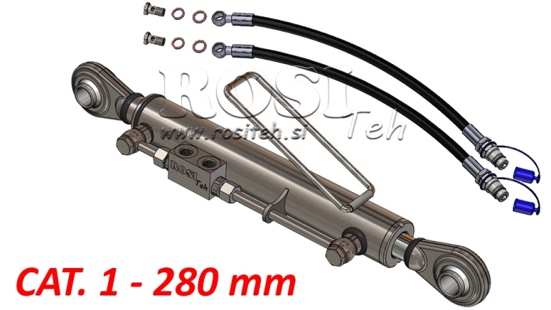 HYDRAULICKÝ TRETÍ BOD STANDARD - 1 KAT. 50/30-280 (20-55KS)(25,4/25,4)