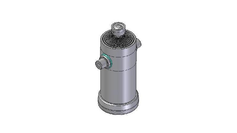 1036S -TELESCOPISK CYLINDER STANDARD/BOLD 10 TRIN REJSE 4430 DIAMETER 270