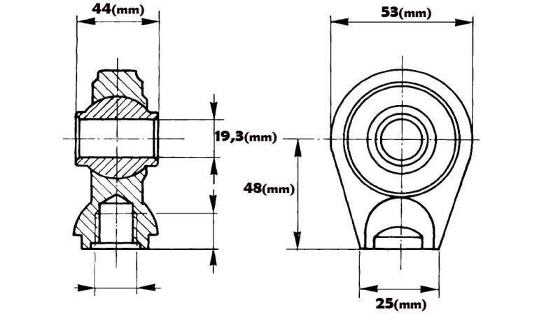 welding bearing round fi 19.3/25