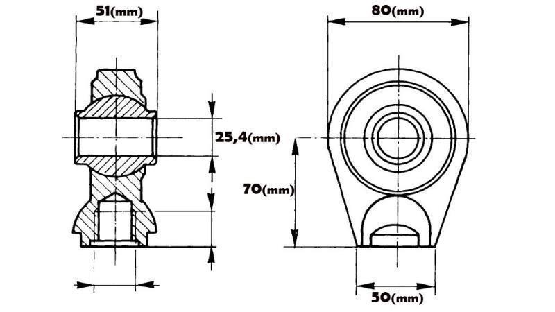 welding bearing round fi 25.4/50