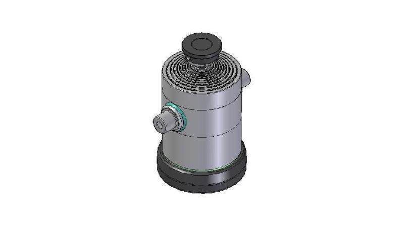 1051S -TELESCOPISK CYLINDER STANDARD/BOLD 10 TRIN REJSE 2430 DIAMETER 300