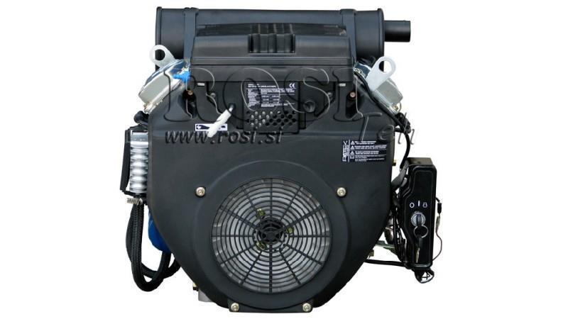 motor pe benzină 614cc-14.9kW-3,600 RPM-E-KW25.4x72-începere electrică