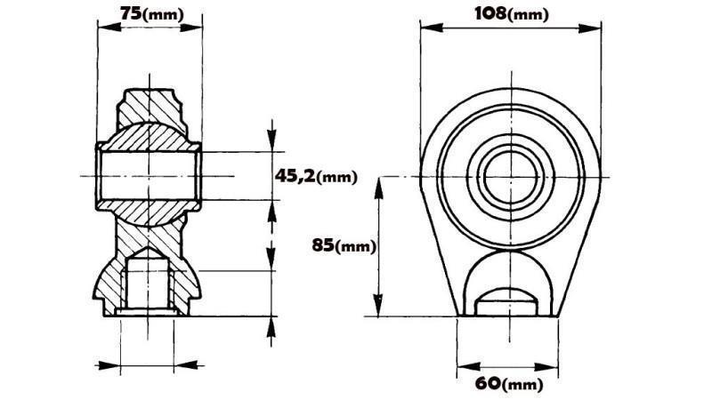welding bearing round fi 45.2/50
