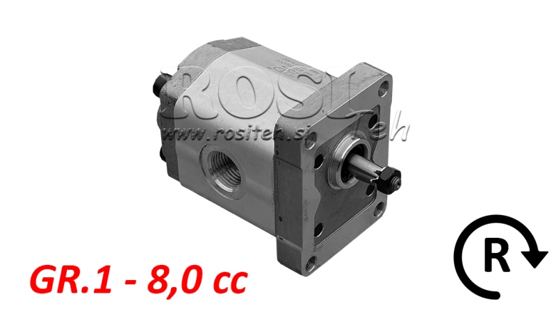POMPĂ HIDRAULICĂ GR.1 8.0 CC DREAPTA - FILET
