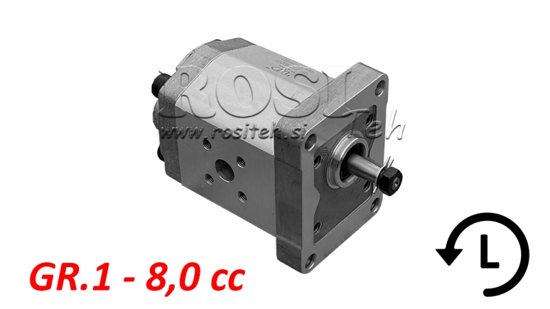 HYDRAULIKPUMPE GR.1 8.0 CC VENSTRE - FLANGE