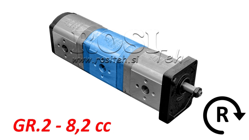 HYDRAULISK PUMPE 20C8,2X156 MIDT GR.2 8.2 CC HØJRE