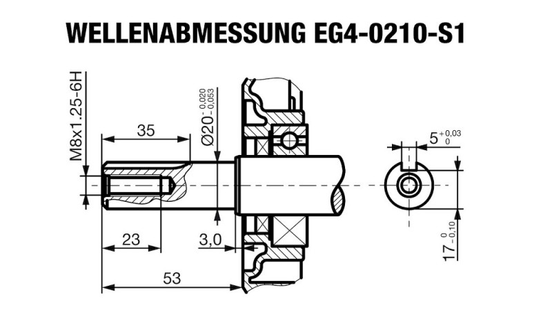 benzinmotor EG4-200cc-5.10kW-3.600 RPM-H-KW20x53-manuel start