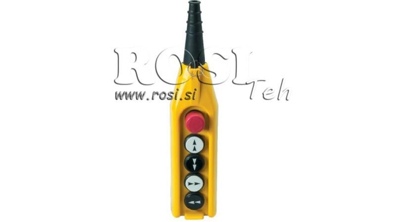 SET DE ÎNTERUPTOARE REMOTE 4 BUTOANE ÎN CARCASĂ FĂRĂ CABLU
