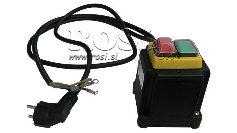 PLUG WITH CABLE ON/OFF 1 PHASE (3POLE) 230V