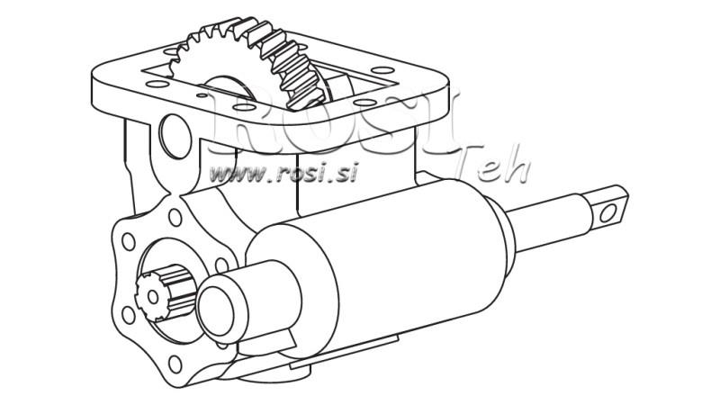 TRANSMISIE POMPĂ HIDRAULICĂ - ZF- MB 800 LATERAL