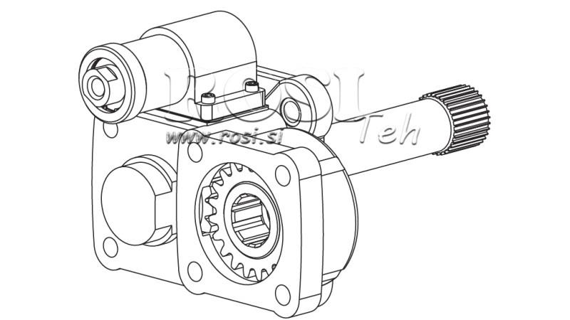 OUTPUT FOR HYDRAULIC PUMP - VOLVO SR-1700-2