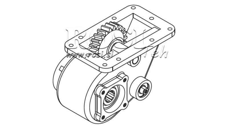 AUSGANG FÜR HYDRAULIKPUMPE - SCANIA GR 871