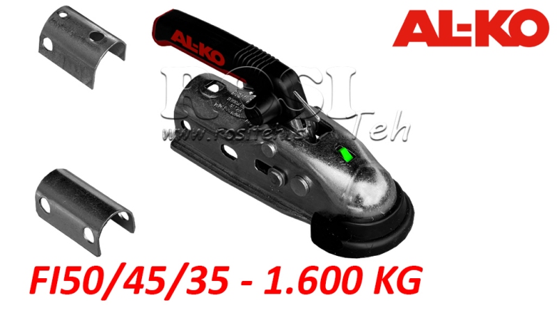 TOWING HOOK AL-KO AK-161 FOR CAR TRAILER ROUNDED Φ50-45-35 1.600KG