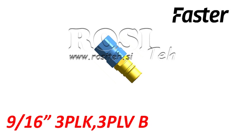 CUPLĂ RAPIDĂ BĂRBAT PENTRU MULTI-FASTER 9/16 3PLK 3PLV B PARTE MOBILĂ