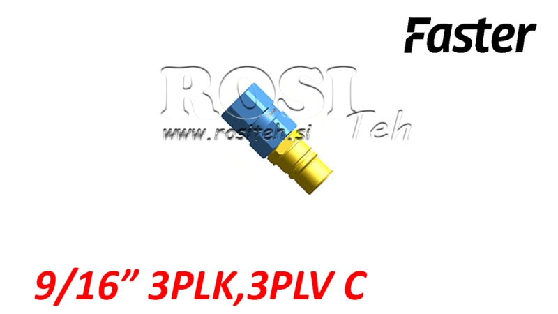 CUPLĂ RAPIDĂ BĂRBAT PENTRU MULTI-FASTER 9/16 3PLK 3PLV C PARTE MOBILĂ