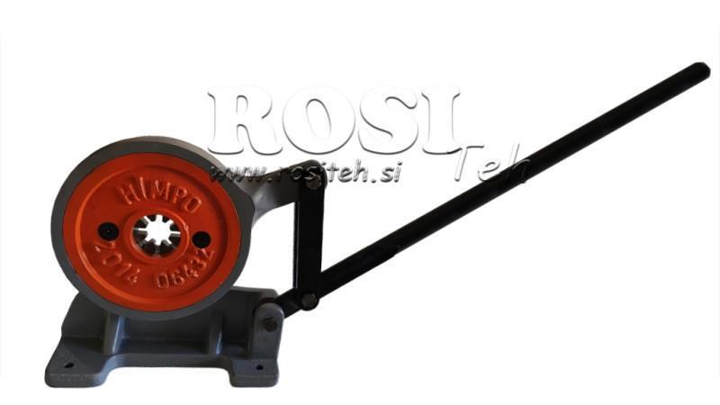 MACCHINA MANUALE PER CRIMPATURA TUBI A bassa pressione 8-35mm 8 DENTI CON PROTEZIONE