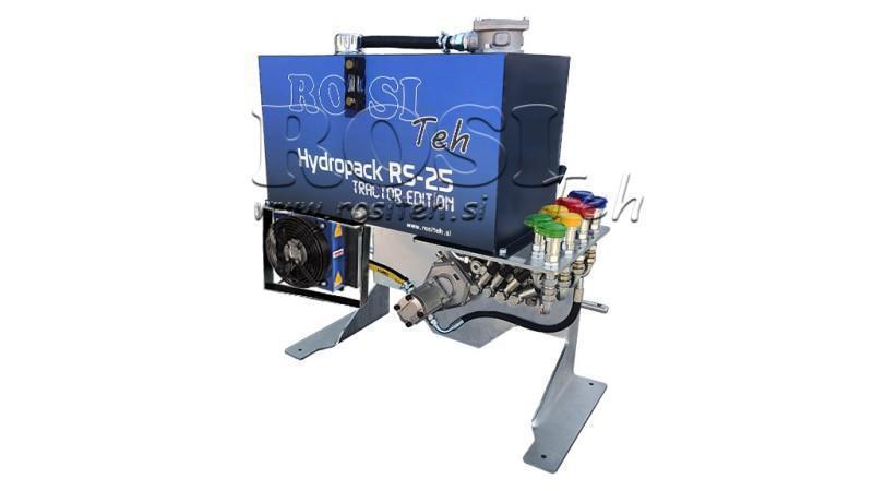 TRACTOR HYDRAULIC AGGREGATE CAPACITY 100lit FLOW 53lit/min 4XP80 - WITH OIL COOLER