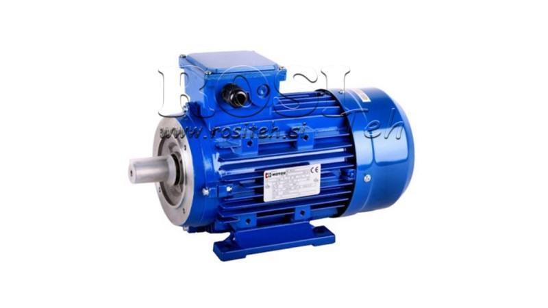1.1kW-MOTOR ELECTRIC MS 80 2-2_2770rpm 3Fază flanșă de picior-B14