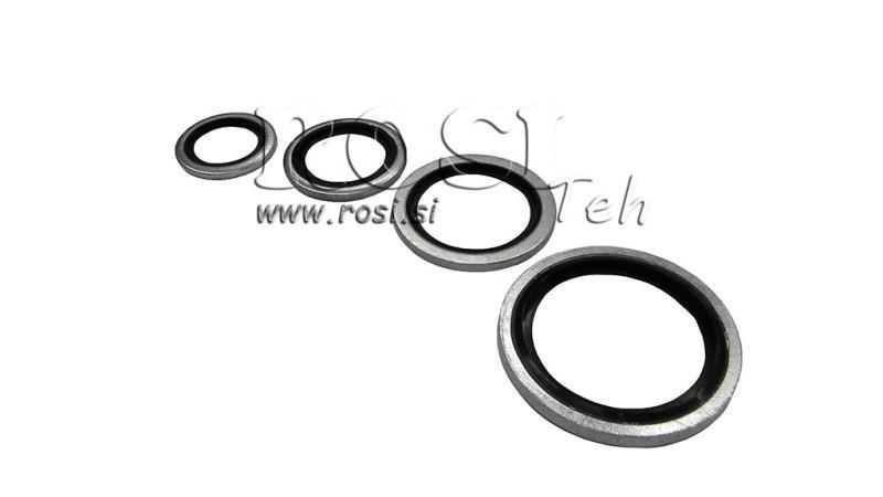 ȘURUB CU SIGILIU DIN CAUCIUC 1'' - 33.85x42.95 mm