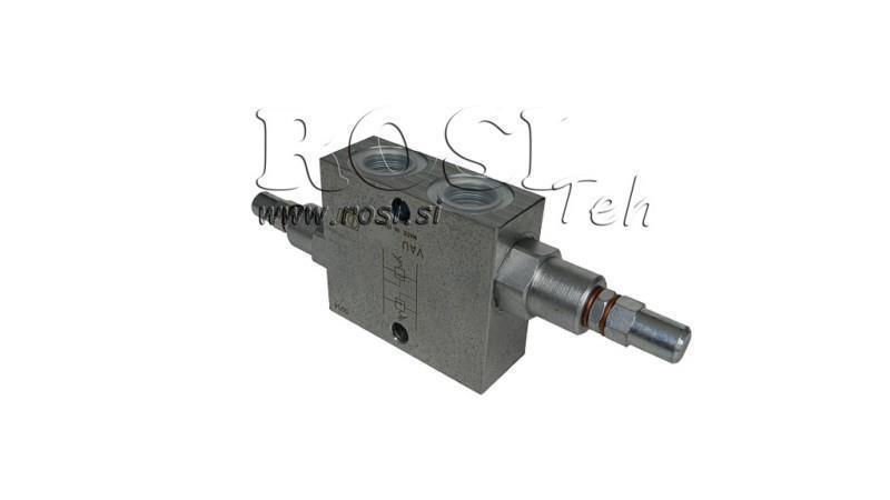 HYDRAULIC PRESSURE REGULATOR DOUBLE VAU 3/4 10-180 BAR