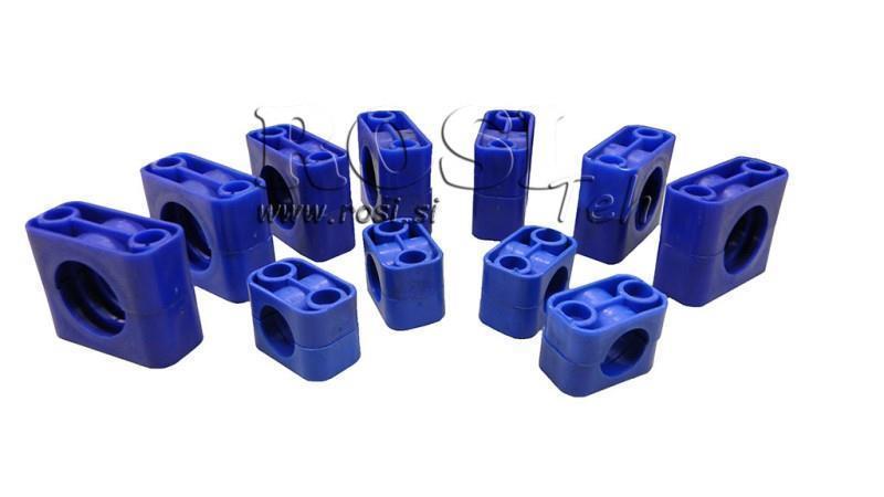 SUPORT PENTRU HOSE HIDRAULIC ECO PACHETARE (fără șuruburi) 10 KPL - FI 20mm