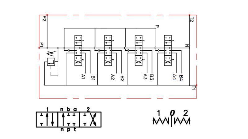 VALVA HIDRAULICA 4xPC70