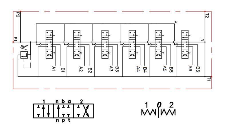 VALVĂ HIDRAULICĂ 6xPC70