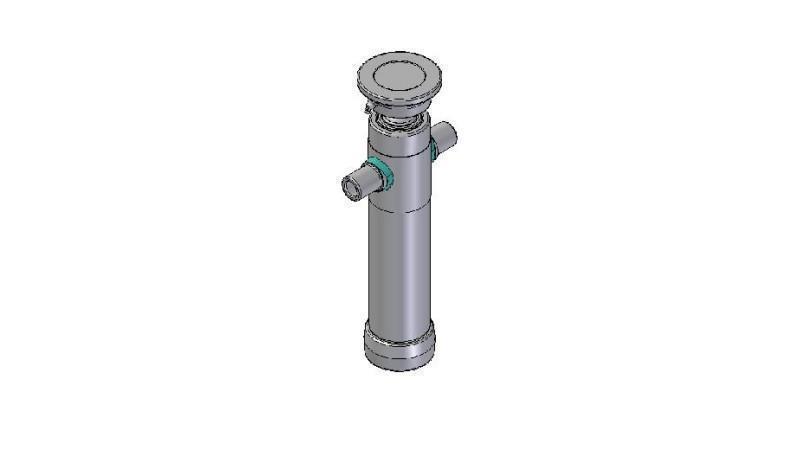 2022S -TELESCOPIC CYLINDER STANDARD/BALL 2 STAGES STROKE 595 DIAMETER 80