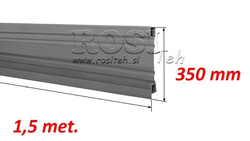 PAGINA PER RIMORCHIO PER RIFIUTI 1,5 MET. - ALTEZZA 350 mm