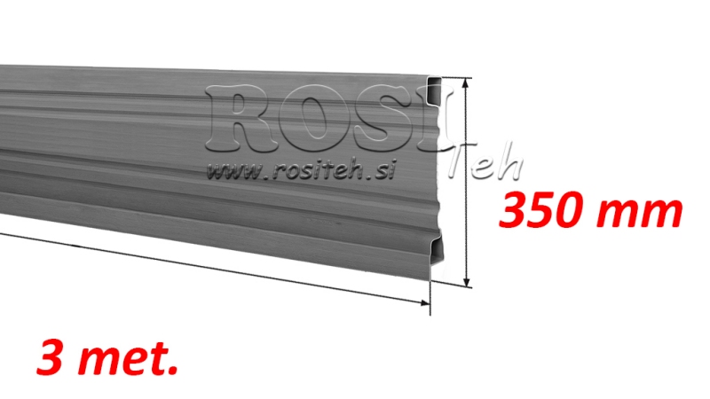 PANOU LATERAL TRAILER 3 MET. - ÎNĂLȚIME 350 mm