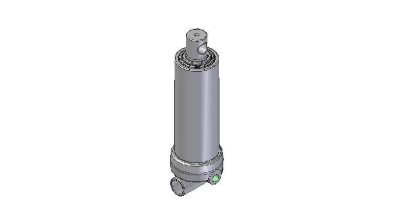 2633F -TELESCOPIC CYLINDER HOLE - HOLE 3 STEPS TRAVEL 683 FI 95