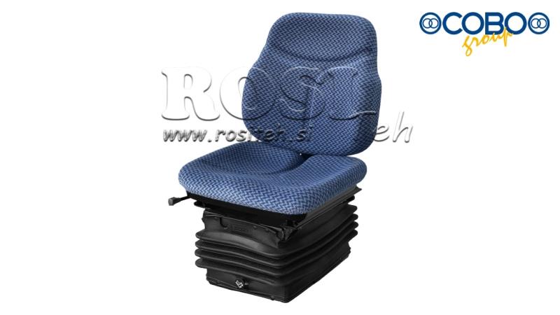 SCAUN TRACTOR CU SUSPENSIE PE AER DIN TEXTIL