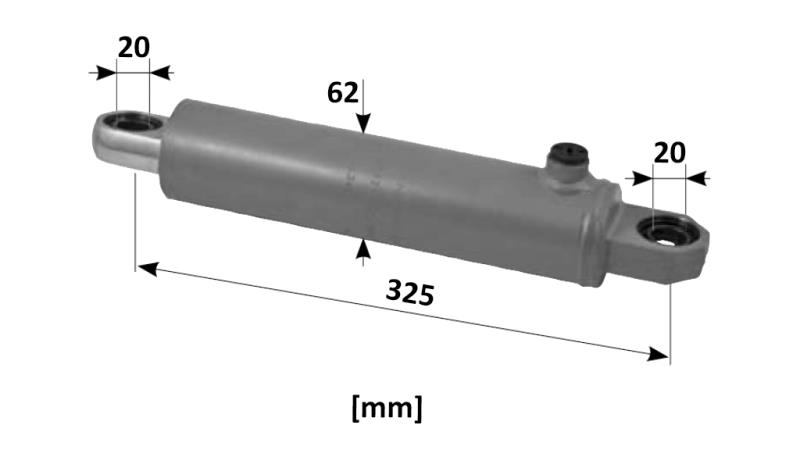 HYDRAULISK STYRINGSCYLINDER SAMME OEM-0.448.6342.4