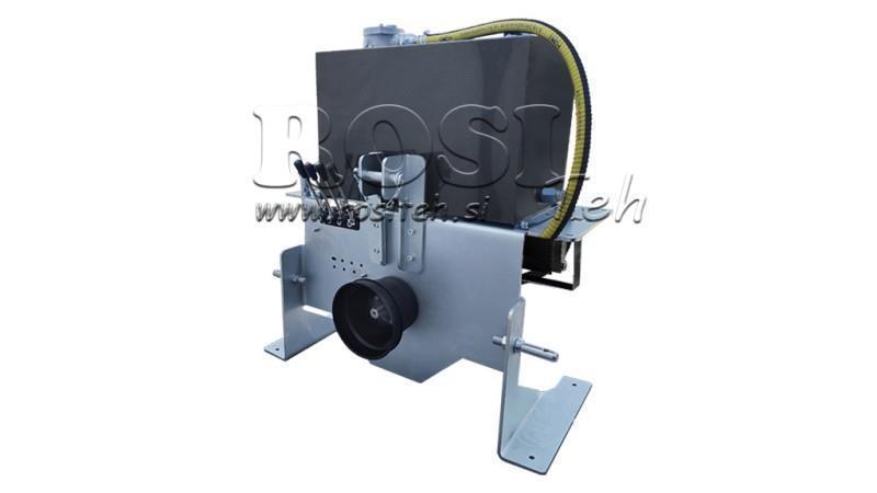 AGGREGAT HYDRAULIQUE DE TRACTEUR CAPACITÉ 70lit DÉBIT 53lit/min 4XP80 - AVEC REFROIDISSEUR D'HUILE