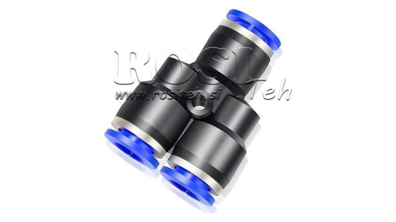 CONECTOR Y PNEUMATIC PLUG TPA FĂRĂ FILET QY-12