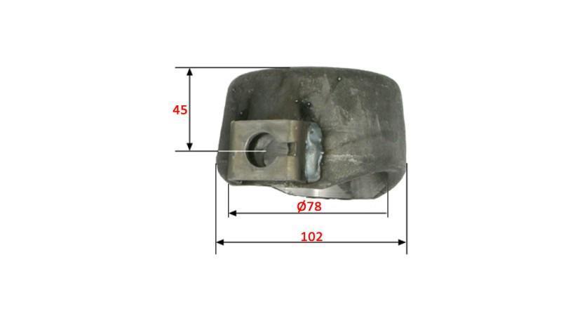 DUMP TRUCK BOX HEAD fi 78 UPPER
