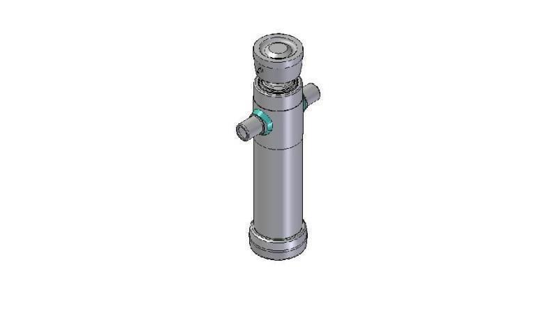 3023S -TELESCOPIC CYLINDER STANDARD/BALL 2 STAGES STROKE 695 DIAMETER 95