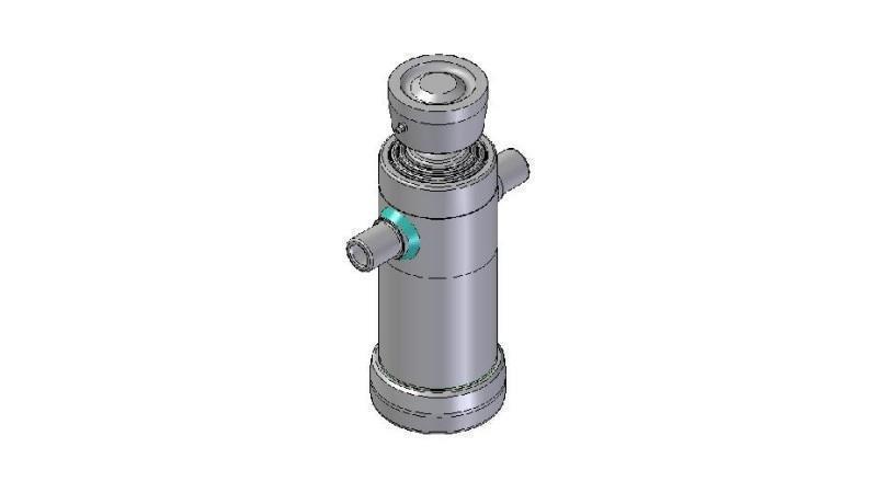 3033S -TELESCOPIC CYLINDER STANDARD/BALL 3 STAGES STROKE 785 DIAMETER 112
