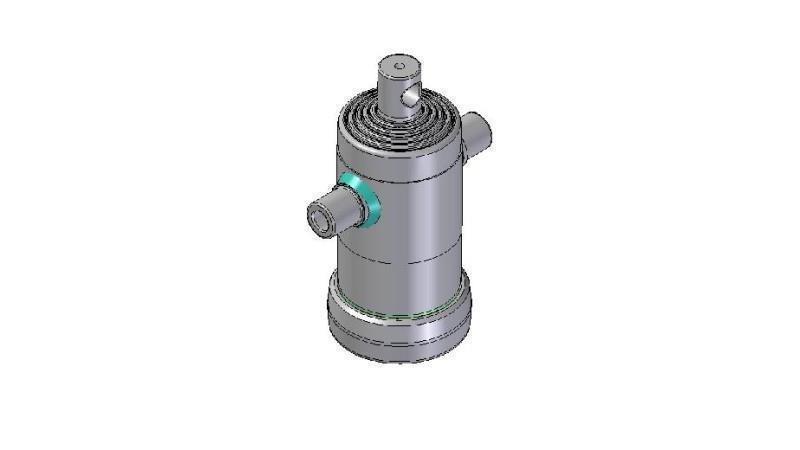 3091F -TELESCOPISK CYLINDER STANDARD/HUL 5 TRIN SLAG 840 FI 124